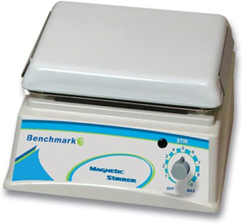 Penchmark Scientific H4000-H Plate Top Hot Plate ، 7.5 "× 7.5" منصة ، 9 "طول × 8" عرض X 4.5 "، 120 فولت/60 هرتز in Kuwait