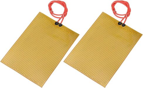 MECCANIXITY 2pcs Heater Film Heating Plate, 50W 24V Polyimide Heat Pad Adhesive PI Heater Elements Film 135mmx95mm Heater Strip for Constant Temperature in Saudi Arabia
