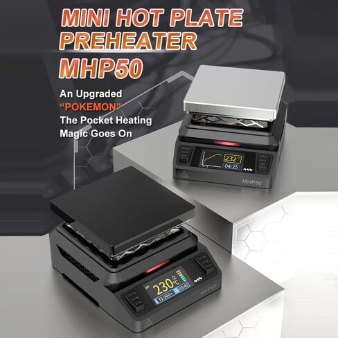 Constant Temperature Heating Platform,Constant Temperature Heating Platform 50 * 50mm Enlarged Heating Area Built-in Cooling Fan 160 * 80 LCD Display Segmented Heating Design with Firmware Upgrade in Saudi Arabia