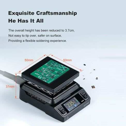 Constant Temperature Heating Platform,Constant Temperature Heating Platform 50 * 50mm Enlarged Heating Area Built-in Cooling Fan 160 * 80 LCD Display Segmented Heating Design with Firmware Upgrade in Saudi Arabia
