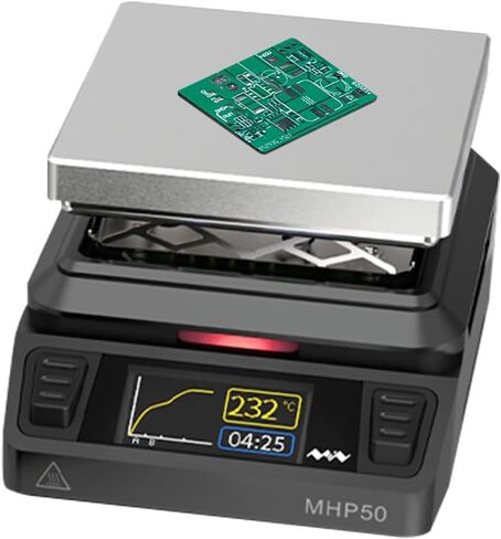 Constant Temperature Heating Platform,Constant Temperature Heating Platform 50 * 50mm Enlarged Heating Area Built-in Cooling Fan 160 * 80 LCD Display Segmented Heating Design with Firmware Upgrade in Saudi Arabia
