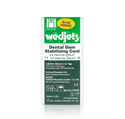 Dental COLTENE Wedjets Dental Dam Stabilizing Cord Small H06522 Yellow in Saudi Arabia