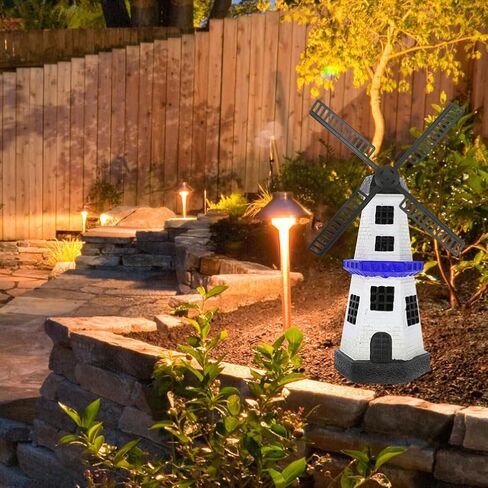 POPETPOP 4 Sets Versatile Garden Windmill Ornament Plastic Windmill Part for Blades Rotating Garden Lighthouse in Saudi Arabia