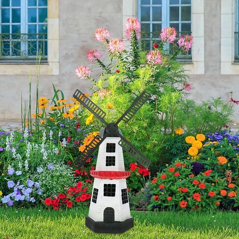 POPETPOP 4 Sets Versatile Garden Windmill Ornament Plastic Windmill Part for Blades Rotating Garden Lighthouse in Saudi Arabia