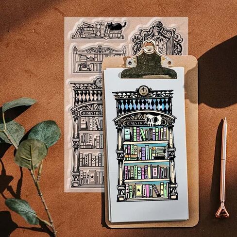 chgcraft عتيقة مكتبة السيليكون clear clear stamps ختم شفاف ل diy scrapbooking الألبوم الألبوم الزخرفية in Kuwait