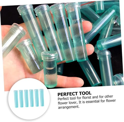 ARTIBETTER 2sets Floral Preservation Tubes Easy Install Culture Flower Tubes for Home Decor Sky- 50pcs*2 in Saudi Arabia