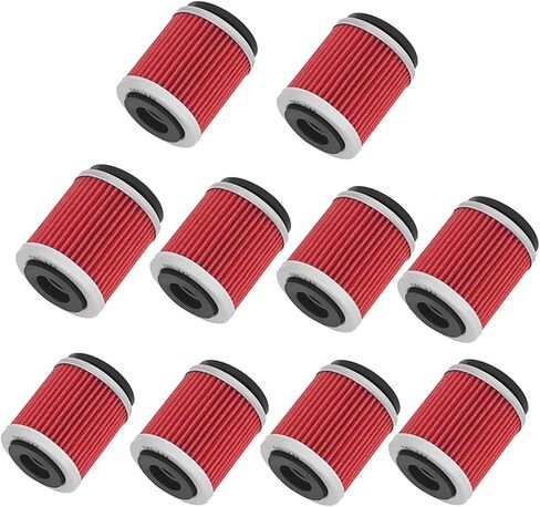 Motorcycle Oil Filters for AG200 TW200 TW125 TT350 TTR125LE TTR225 TTR230 YJ125 XT225 YFM250 YFM230 XC125TR SR125 XT350(10 Pcs) in Saudi Arabia