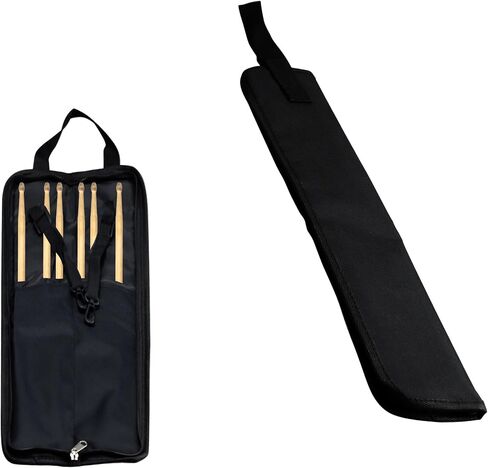 Blue Drumsticks Bag, Thickened Drum Stick Holder Portable Case with Hooks Inside for Percussion Sticks, Drum Mallet in Kuwait