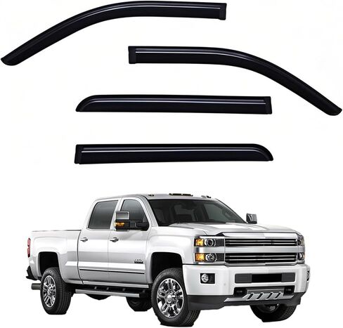 Window Visors Rain Guards fits 2017-2024 Pacifica,Window Wind Deflectors Vent Shades, 4 Pieces in Saudi Arabia