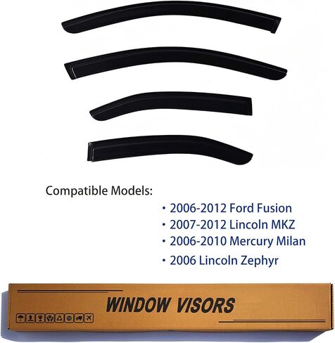 Window Visors Rain Guards fits 2017-2024 Pacifica,Window Wind Deflectors Vent Shades, 4 Pieces in Saudi Arabia