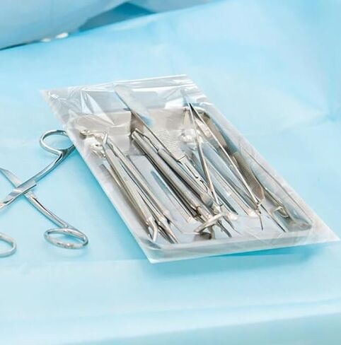 500 Pcs Disposable Clear Dental Plastic Tray Cover Ritter Size F , 7½" x 10½" Medical Size F Tray Covers in Kuwait