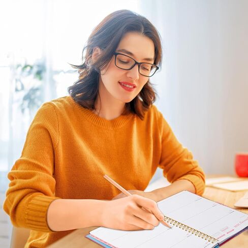 2025 Planner ، Weekly Weekly & Daily Planner Mar 2025-May 2026 ، 15 شهرًا ، مخطط الأجندة الأكاديمية Hardcover مع علامة تبويب شهرية ، صفحات ملاحظات ، جيوب خلفية ، للطالبة المعلمين ، 6.1 " * 8.3" in Kuwait