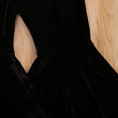 MBMSHEGH Kids Baby Girl Velvet Sequins Bell-Bottoms Pants Fall Ruffle Flare Sparkling Pant Trousers Leggings Toddler Clothes in Kuwait