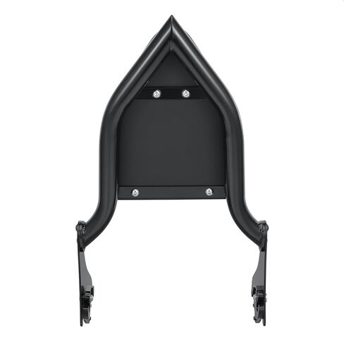 دراجة نارية Sissy Bar Argage Rack Kit لـ Harley Touring 2009-2024 Street Glide Road Road Glide Electra Glide ، مسند الظهر + كومبو رف الأمتعة الخلفي (أسود) in Kuwait