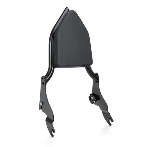 دراجة نارية Sissy Bar Argage Rack Kit لـ Harley Touring 2009-2024 Street Glide Road Road Glide Electra Glide ، مسند الظهر + كومبو رف الأمتعة الخلفي (أسود) in Kuwait