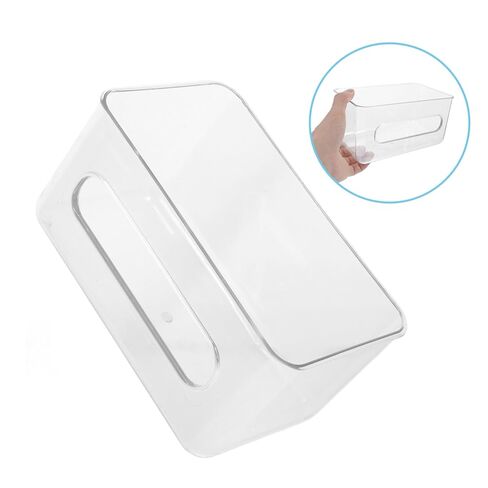 موزع القفازات ، 7.35x4.32x3.81in صندوق قفاز مثبت على الحائط مع غطاء ، صندوق تخزين قناع سطح المكتب لشركة المكتب المنزلي in Kuwait