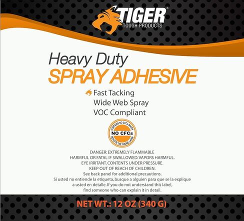 Tiger Tough Fast Tacking Heavy Duty Spray Adhesive (12) in Kuwait