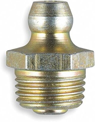 Grease Fitting, Mild Steel, 1/8-28 BSPT, 5/8" In., Straight, PK10 in Saudi Arabia