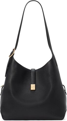 kate spade new york Deco Pebbled Leather Large Shoulder Bag, Parisian Navy in Kuwait