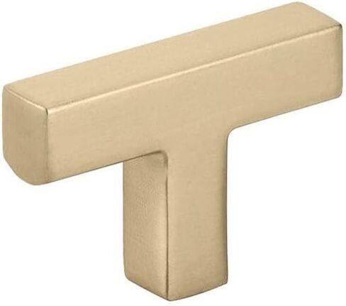 2 in. Warwick T-Knob Satin Brass in Saudi Arabia