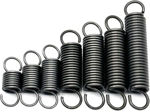 الينابيع ، Dualhooksprings ، الفولاذ الربيعي ، قطر الأسلاك 1.8 مم ، OD 10 مم ، الطول المجاني 200-500 مم ، 5 أجزاء (1.8 × 10 × 260 مم) in Kuwait