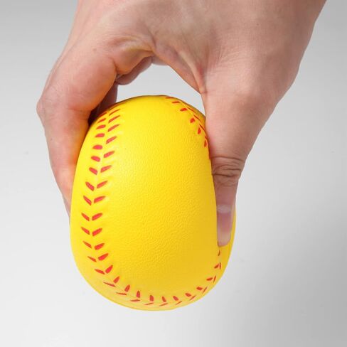 Avesfer Practice Foam Softballs 11 inch with Mesh Bag Soft Oversize Foam Baseballs Safely Training Batting Hitting Ball and Fielding Indoor Outdoor for Kids Teenager Players Pack 6 in Kuwait