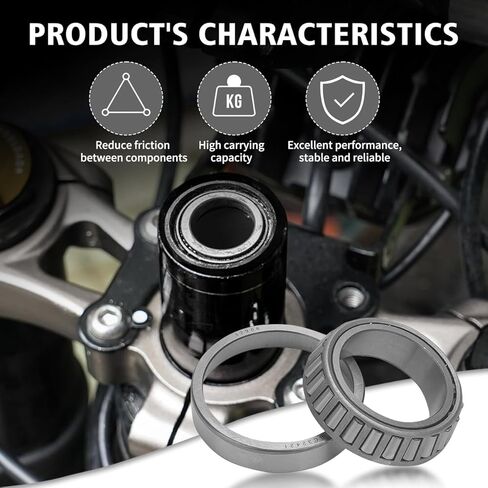 مدبب الأسطوانة المحمولة مخروط وكوب من أجل Talaria Sting Mx3 Mx4 Mx4 Evo/Expex ، محمل Taper Taper Chrome ، مجموعة مخروطية للتاباريا in Saudi Arabia