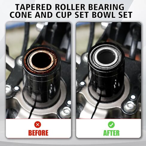 مدبب الأسطوانة المحمولة مخروط وكوب من أجل Talaria Sting Mx3 Mx4 Mx4 Evo/Expex ، محمل Taper Taper Chrome ، مجموعة مخروطية للتاباريا in Saudi Arabia