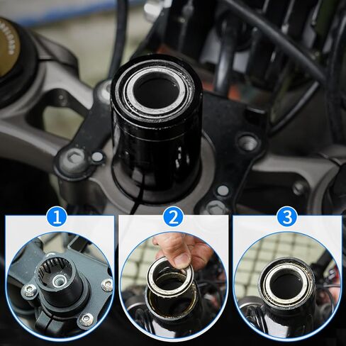مدبب الأسطوانة المحمولة مخروط وكوب من أجل Talaria Sting Mx3 Mx4 Mx4 Evo/Expex ، محمل Taper Taper Chrome ، مجموعة مخروطية للتاباريا in Saudi Arabia