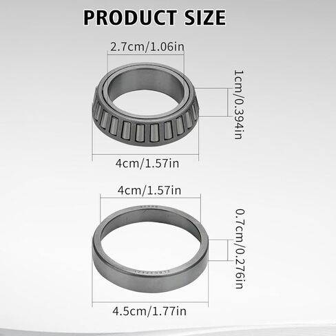 مدبب الأسطوانة المحمولة مخروط وكوب من أجل Talaria Sting Mx3 Mx4 Mx4 Evo/Expex ، محمل Taper Taper Chrome ، مجموعة مخروطية للتاباريا in Saudi Arabia