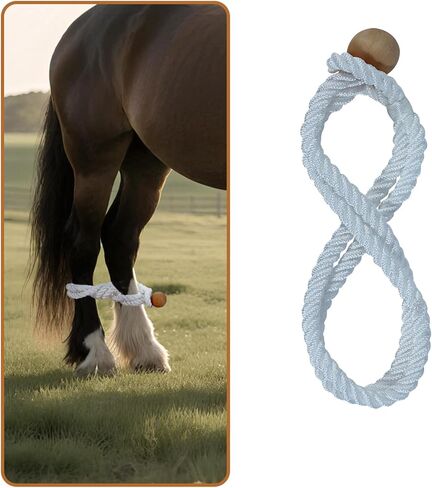 Horse Hobbles, 27" Soft Nylon-Blend Hobbles for Foal or Pony, Adjustable Hobble for Horses, 2-Leg Hobbles for Horses to Control Kicking, Running in Kuwait