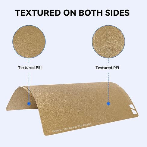 مختبر من الخيزران الأصلي مزدوج الوجه من الوجه PEI Plate لـ Bambu Lab X1C/X1/X1E/P1P/P1S/A1 3D الطابعة in Kuwait