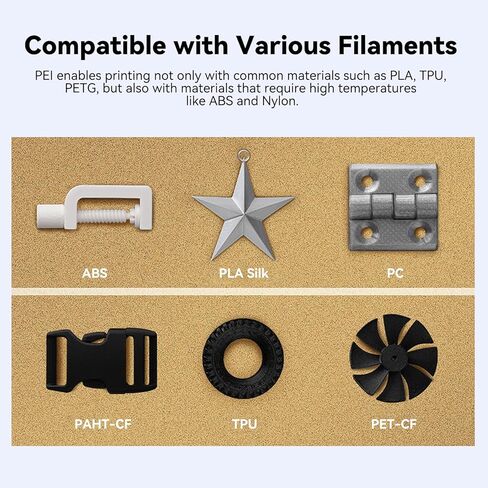 مختبر من الخيزران الأصلي مزدوج الوجه من الوجه PEI Plate لـ Bambu Lab X1C/X1/X1E/P1P/P1S/A1 3D الطابعة in Kuwait