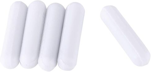 قضبان ضجة مغناطيسية 5pcs PTFE ، قضبان التحريك المختبرية من النوع C مقاومة درجات الحرارة العالية (250 ℃) مع درجة حرارة منخفضة -196 ℃ ، 7 × 30 مم 9 × 30 مم لخلاط المختبر ، لوحة محرك مغناطيسي in Kuwait