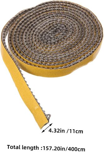 Wood Stove Door Gasket Seal Self-Adhesive High Temperature Fiberglass Rope 3mm x 10mm x 4m for Fireplace Chimney and Oven Use Sturdy Heat Resistant Insulation in Saudi Arabia