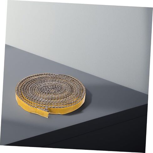 Wood Stove Door Gasket Seal Self-Adhesive High Temperature Fiberglass Rope 3mm x 10mm x 4m for Fireplace Chimney and Oven Use Sturdy Heat Resistant Insulation in Saudi Arabia