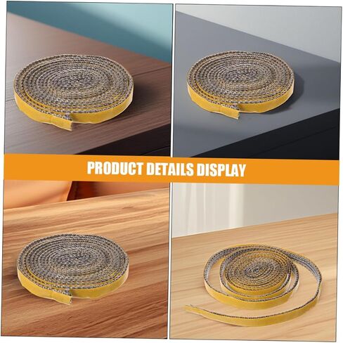 Wood Stove Door Gasket Seal Self-Adhesive High Temperature Fiberglass Rope 3mm x 10mm x 4m for Fireplace Chimney and Oven Use Sturdy Heat Resistant Insulation in Saudi Arabia