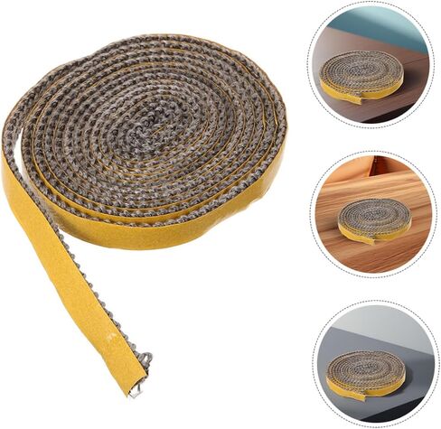 Wood Stove Door Gasket Seal Self-Adhesive High Temperature Fiberglass Rope 3mm x 10mm x 4m for Fireplace Chimney and Oven Use Sturdy Heat Resistant Insulation in Saudi Arabia