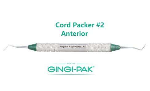 1/Pcs Dental Cord Packer #2 Anterior Double-Ended Stainless Steel Handled Exclusive Professional Instrument in Kuwait