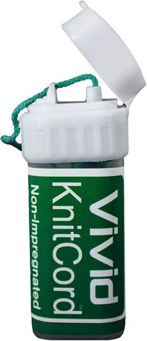Dental Gingival Retraction Knitted Cord Size 2 - Vivid KnitCord, Green (100") in Saudi Arabia