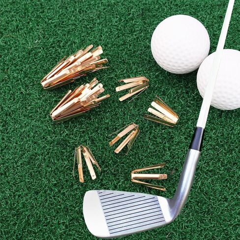 20pcs Golf Shaft Adapter Shims, 6 Legs Brass Golf Ferrules Shims Fits 335. 350. 355. 370 for All Shaft Adjustable On-Course Accessories for Men Women in Saudi Arabia