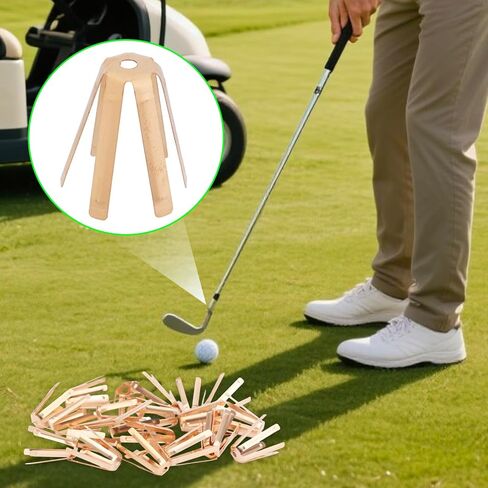 20pcs Golf Shaft Adapter Shims, 6 Legs Brass Golf Ferrules Shims Fits 335. 350. 355. 370 for All Shaft Adjustable On-Course Accessories for Men Women in Saudi Arabia