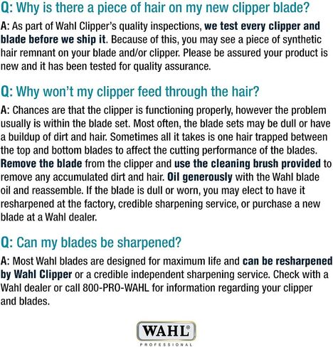 Wahl Professional Animal Competition Series Detachable Blade - 5/16-Inch Cut Length, 4F Full (2375-100) in Saudi Arabia