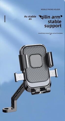 Cell Phone Stand Flexible Mobile Clip Mount Quickly Lock Bike Phone Holder Bicycle Motorcycle in Saudi Arabia