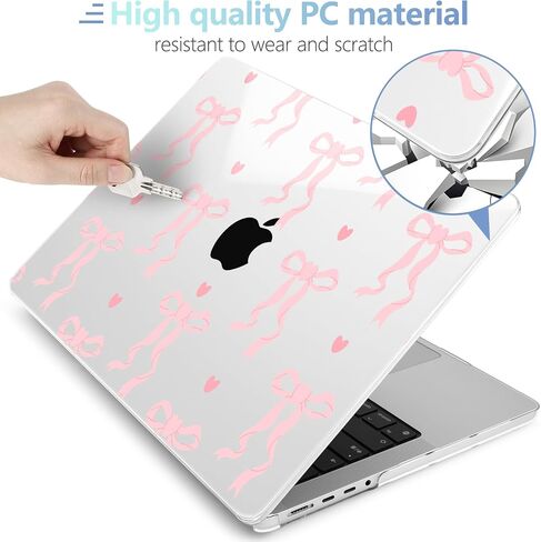 MEEGOODO لـ M4 MACBOOK PRO 14 INC CASE 2024 2023 2021 ، FATOP CASTER CASES HARD CASET in Saudi Arabia