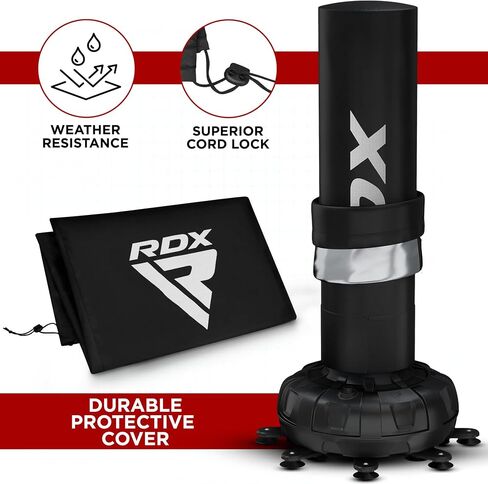 RDX XXL 330LBS Freestanding Punching Bag with Cover & Gloves – 72" Adult Heavy Pedestal Punch Bag Set - 17 Suction Cup 8 Extended Legs Stand Base - Kick Boxing MMA Muay Thai Home Gym Fitness Training in Saudi Arabia