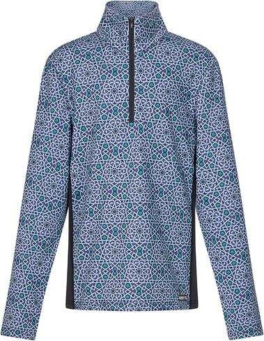 Kerrits Kids Rail Side Quarter Zip Tech Top - Print in Saudi Arabia