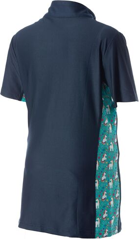 Equinavia Lena Kids Short Sleeve Quarter Zip Shirt in Saudi Arabia