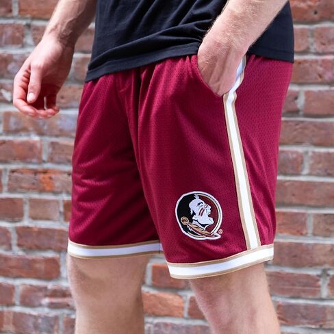Ultra Game Men's NCAA Official Active Knit Basketball Training Shorts-Classic Fit in Saudi Arabia