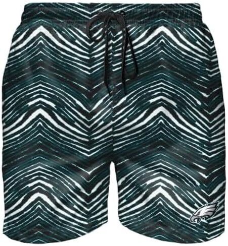 جذع السباحة في Zubaz NFL 5.5 بوصة ، معدات كرة قدم رسمية مرخصة ، ألواح جافة سريعة ، ملابس شاطئ البحر الصيفية in Saudi Arabia